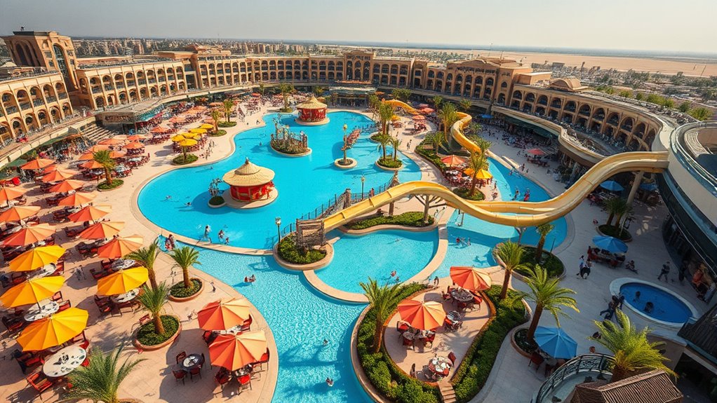 dining options and shopping nearby