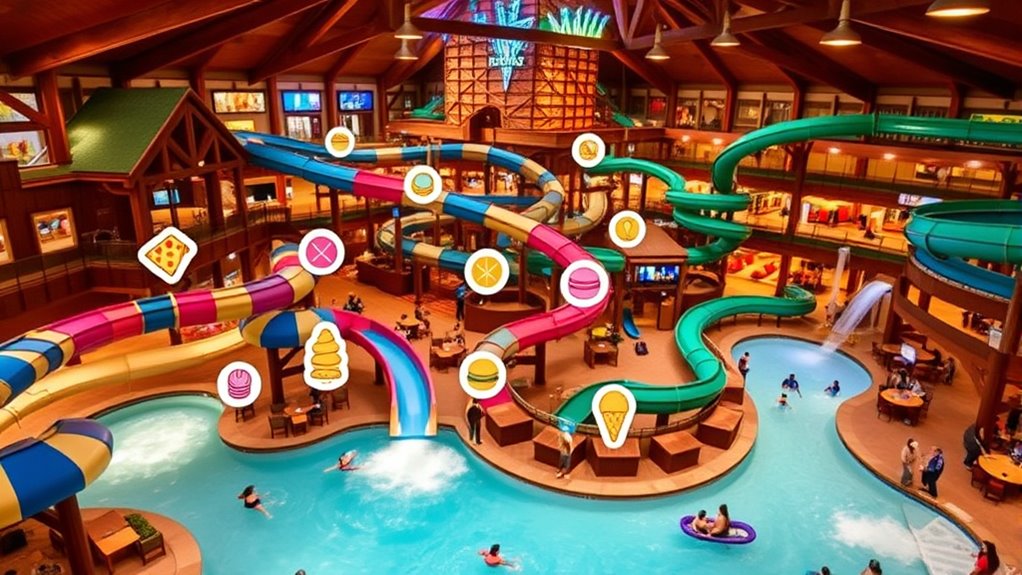 diverse dining and food options