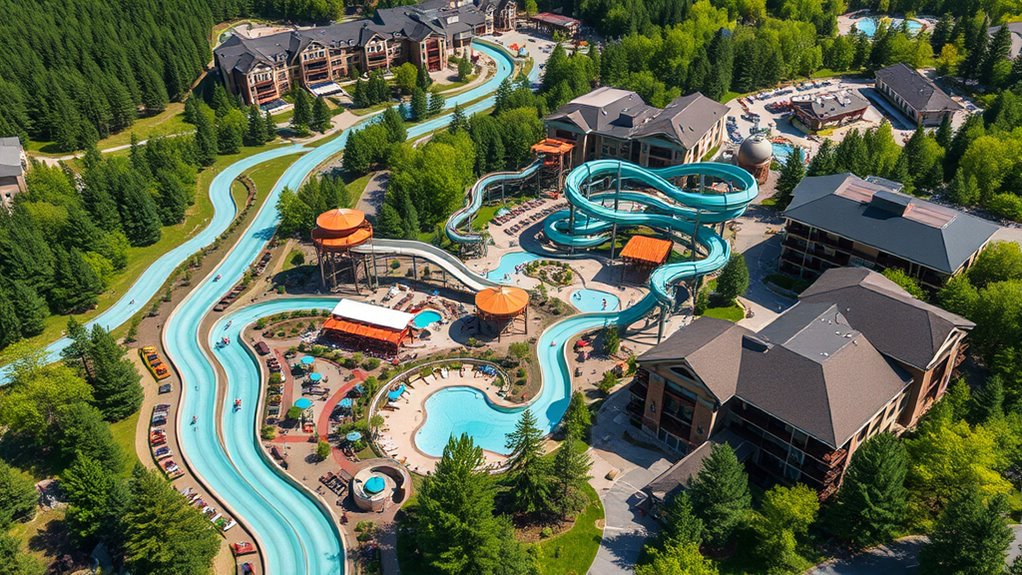 diverse lodging with amenities