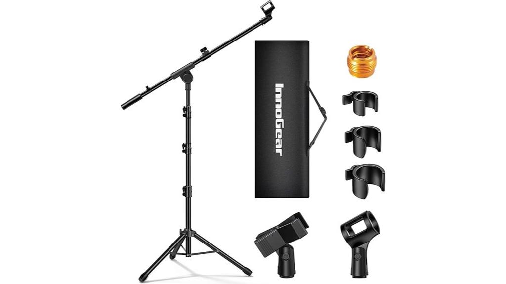 dual tripod microphone stands