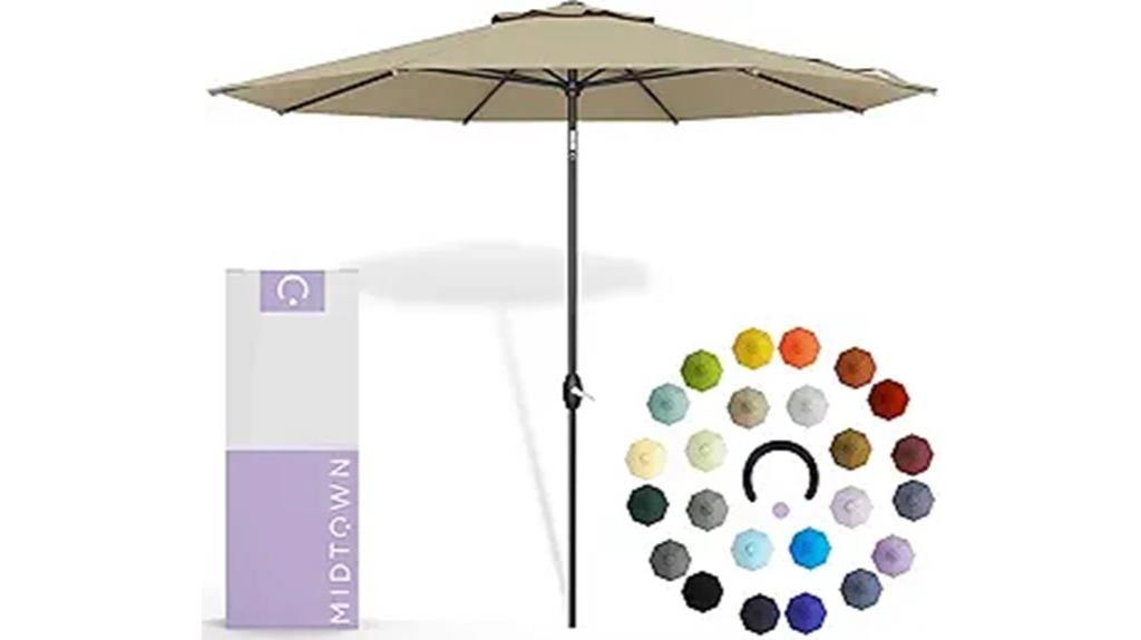 durable 10 year uv umbrella