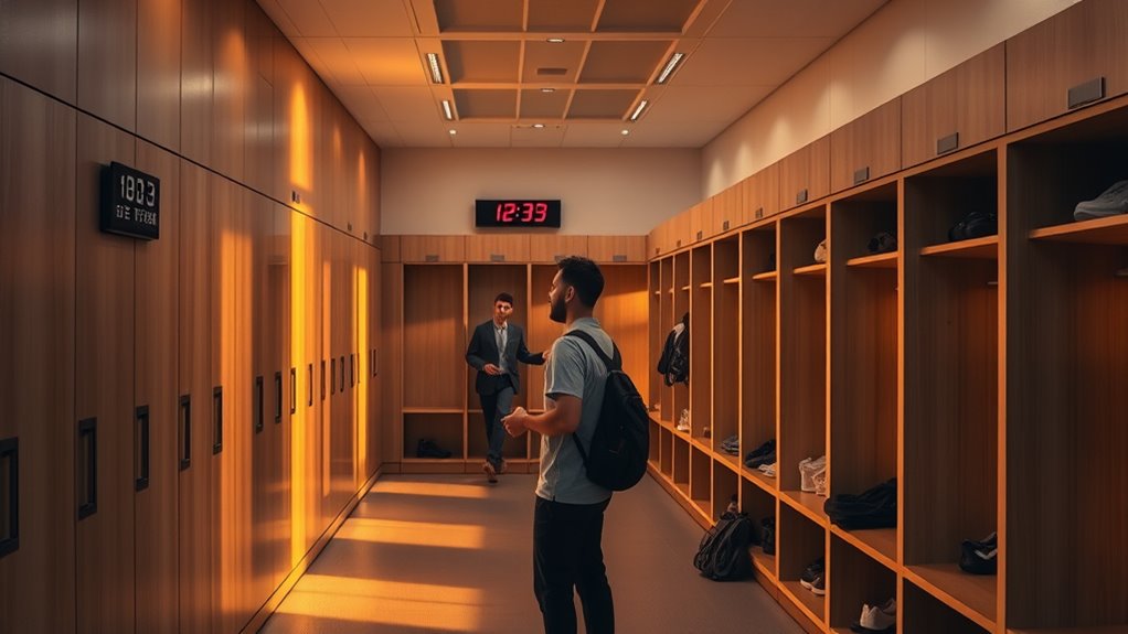 efficient locker room design