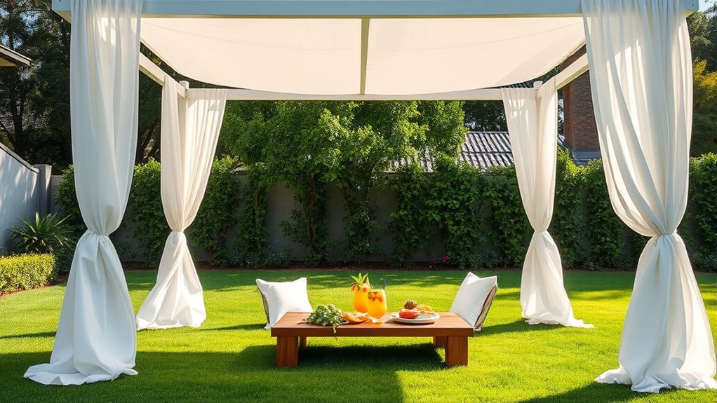 enhanced outdoor comfort and privacy