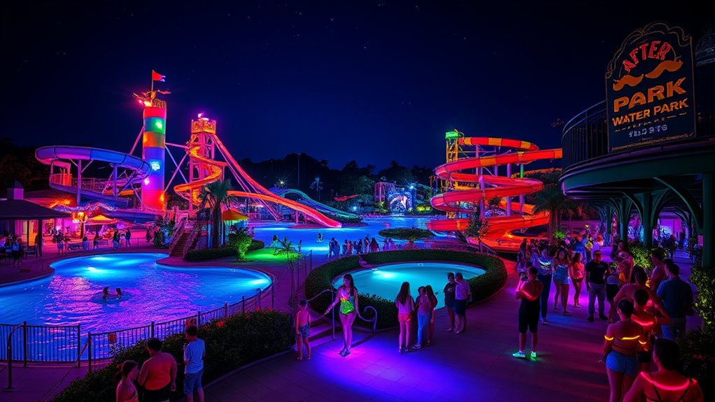 evening water park events