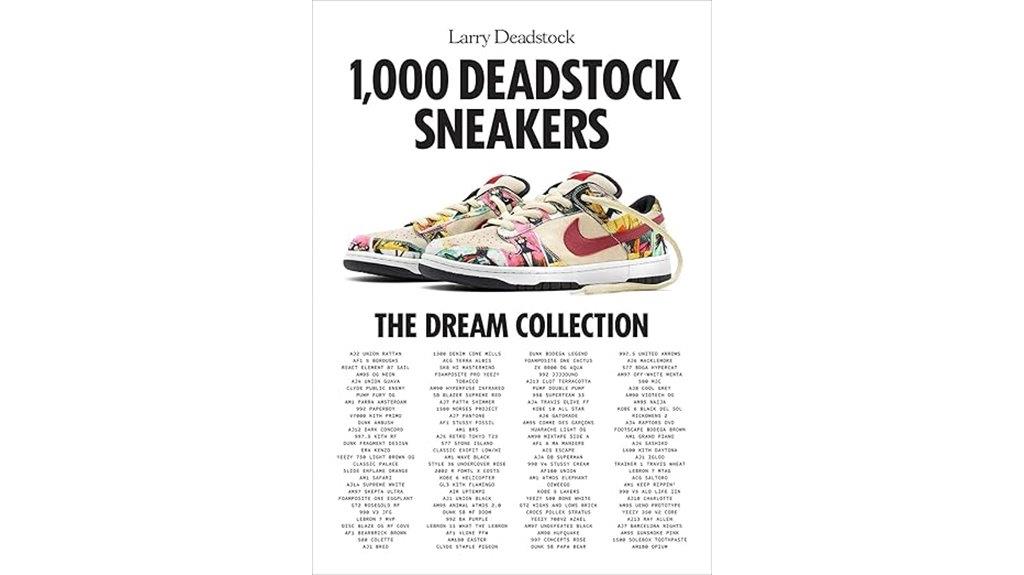 extensive deadstock sneaker collection