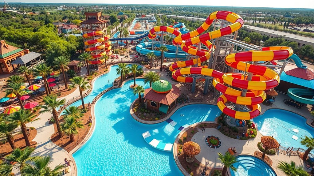 extreme waterpark thrill rides