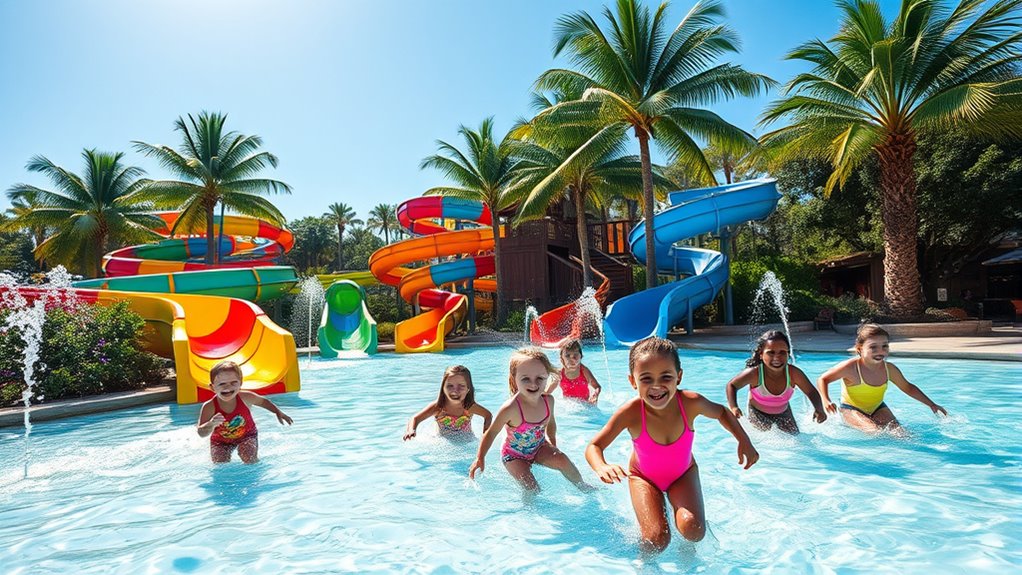 family friendly pirate themed water park