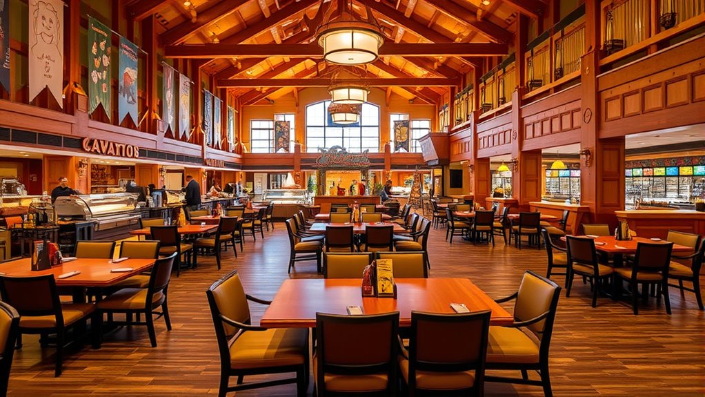 family friendly resort dining options