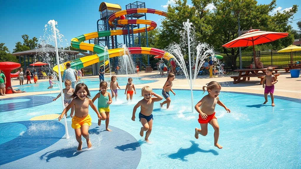 family water play areas
