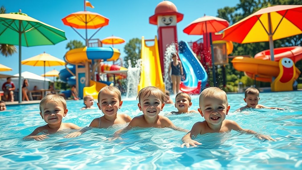 family water play zones