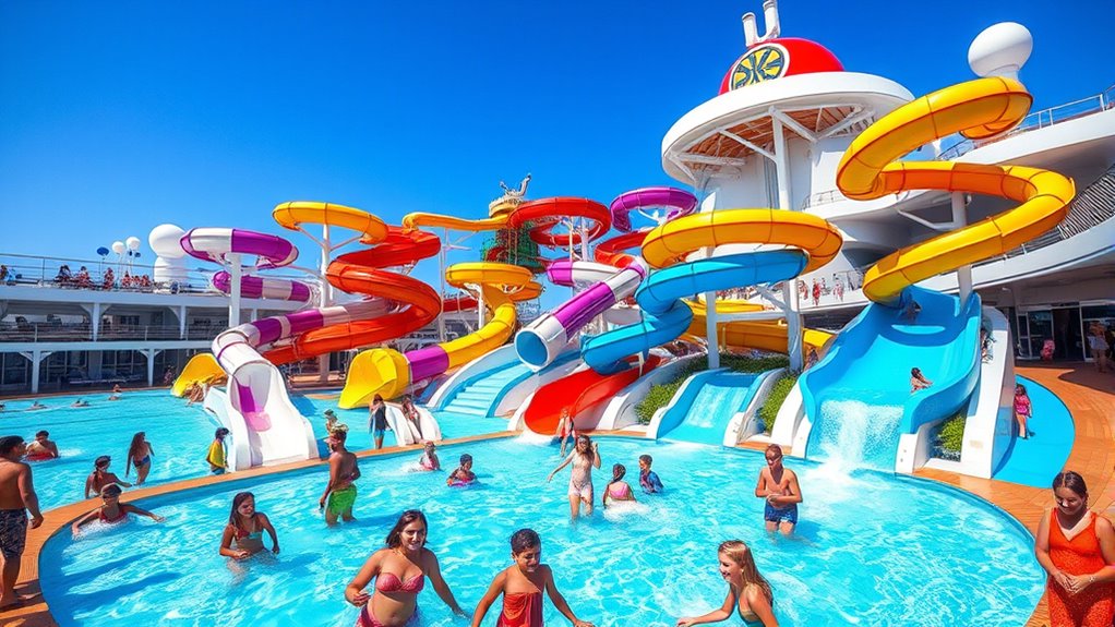 family waterpark with rides