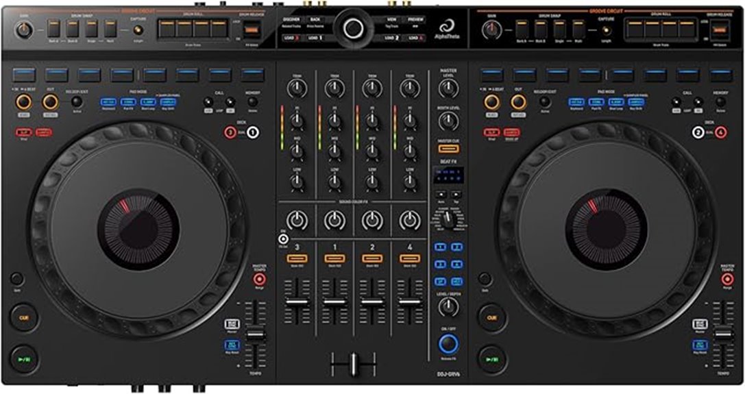 four channel dj controller