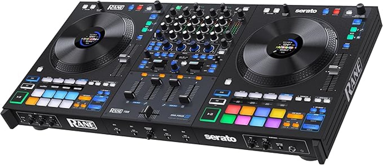 four deck serato dj controller