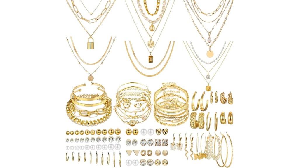 gold jewelry set