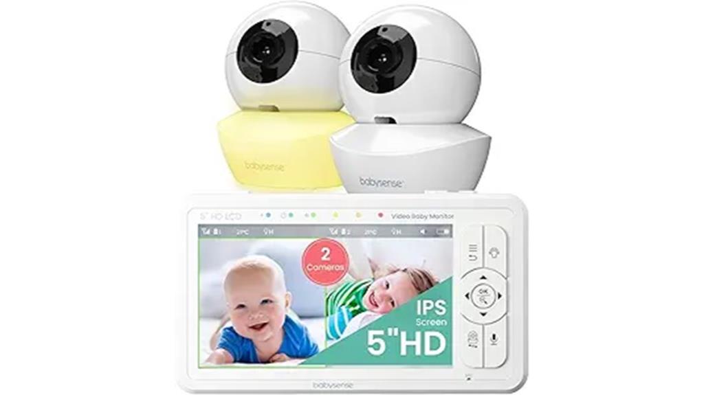 hd baby monitor with dual cameras