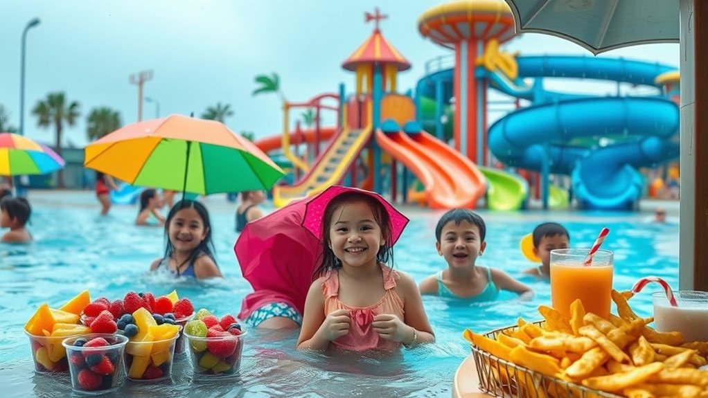 healthy food options available