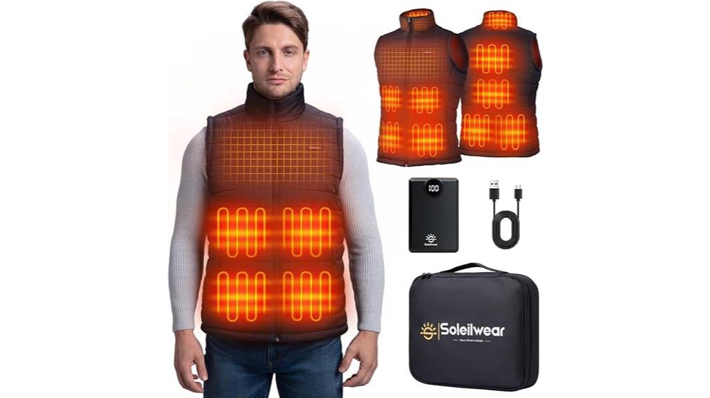 heated men s vest battery