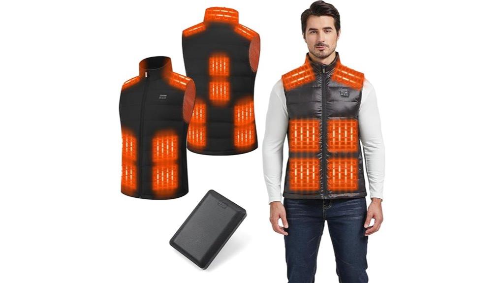 heated unisex vest battery