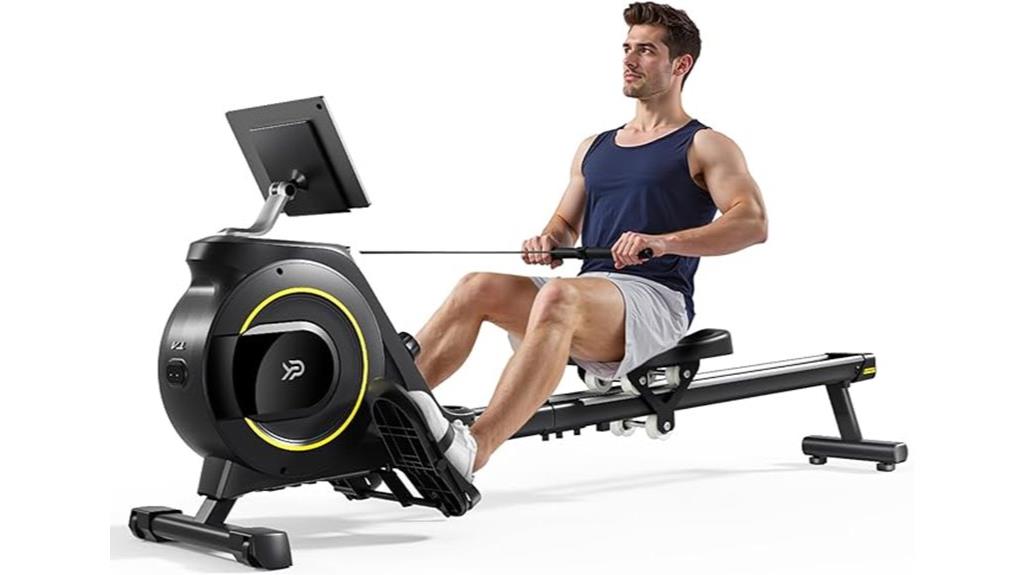 heavy duty foldable rowing machine