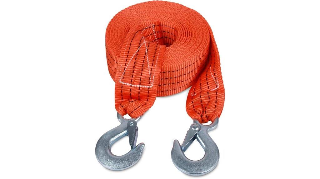 heavy duty recovery tow strap