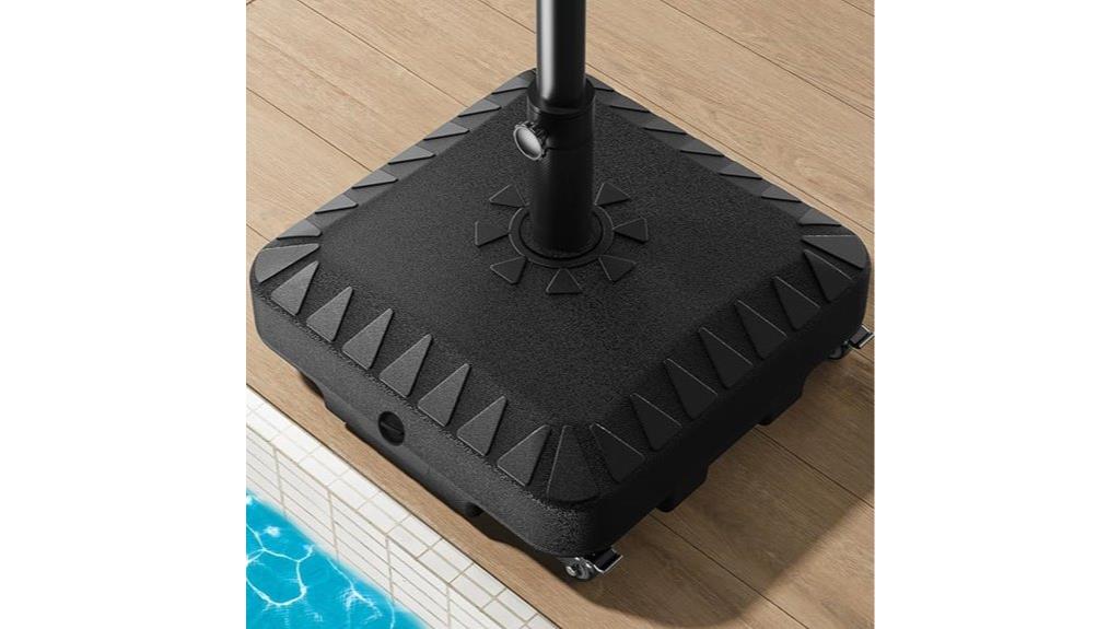 heavy wheelable umbrella stand