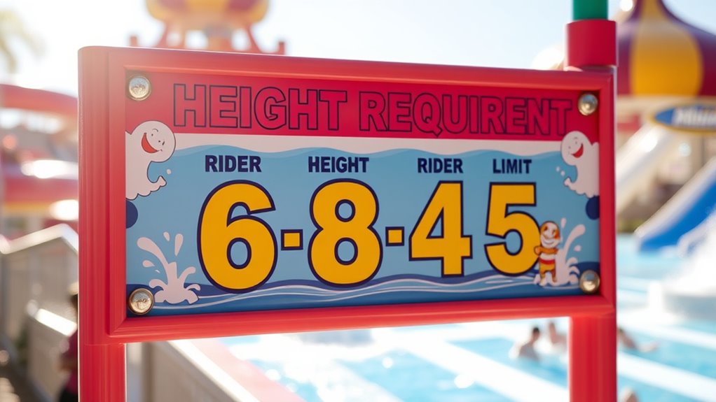 height requirements for rides