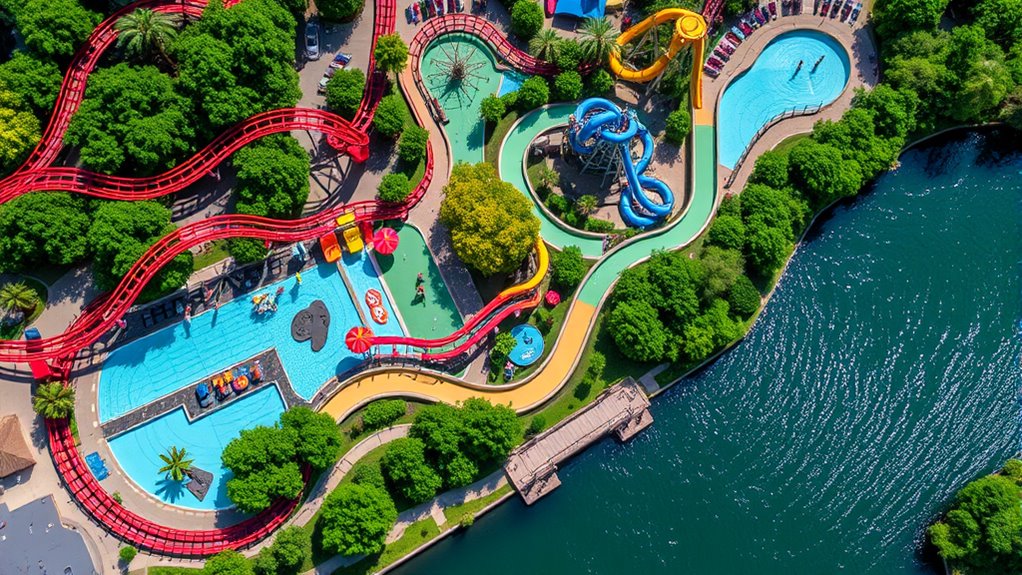 hersheypark attractions and layout