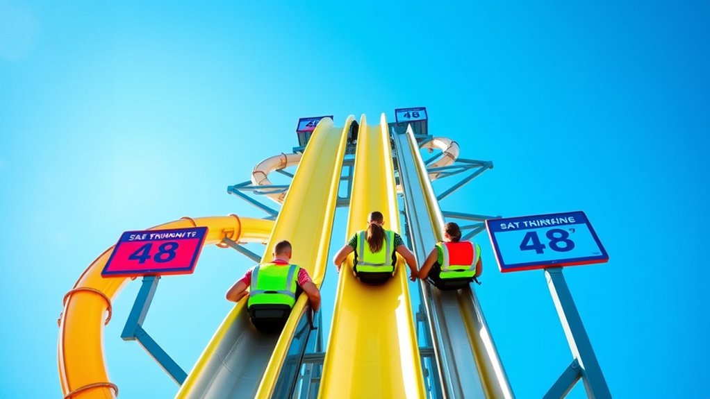 high speed water slides thrills