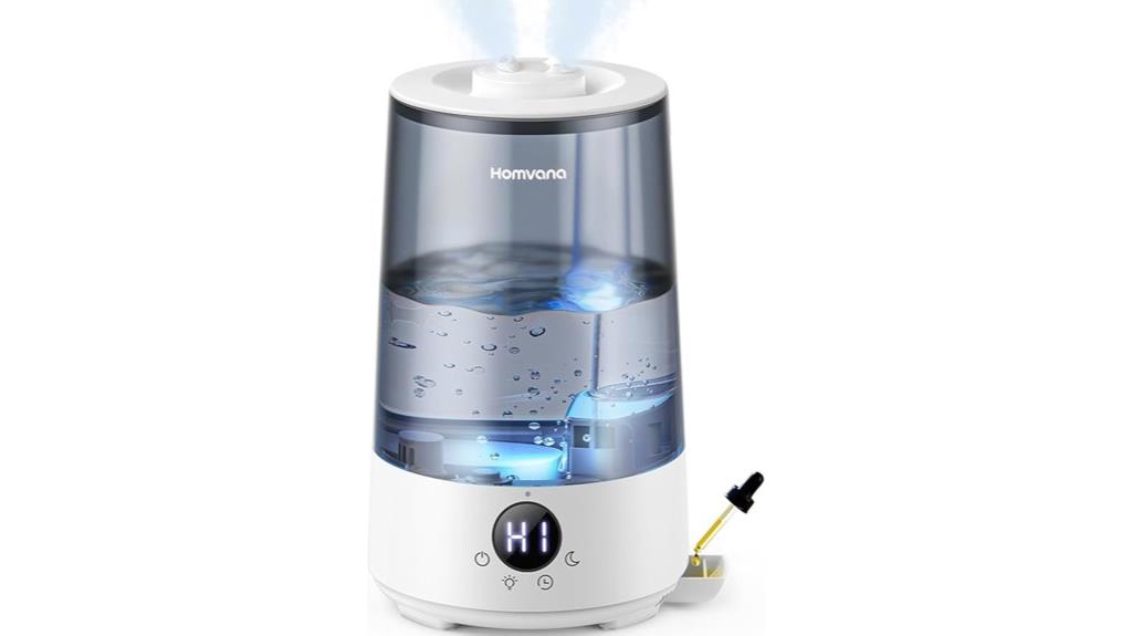 humvana ultrasonic humidifier features