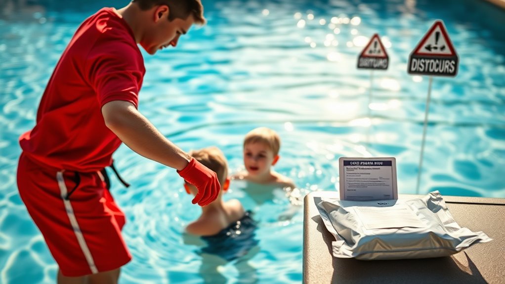 immediate fecal contamination response