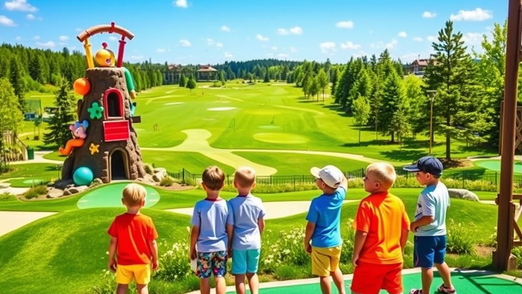 inclusive family mini golf