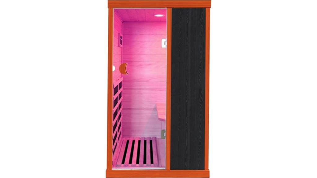indoor infrared sauna for one