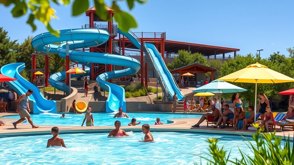 indoor pools with water slides