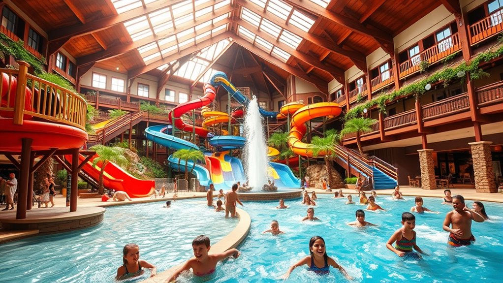 indoor waterpark family adventure