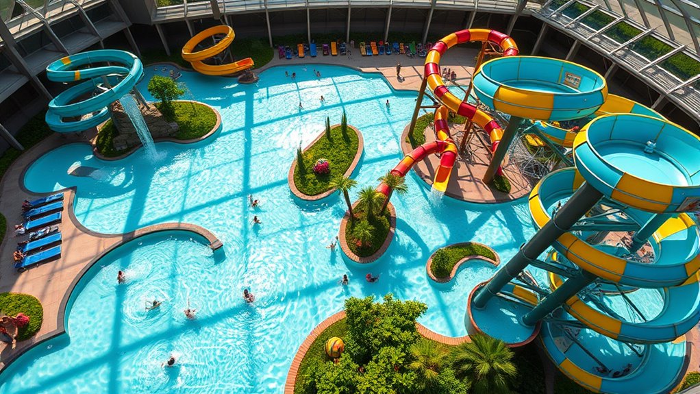 indoor waterpark resort experience