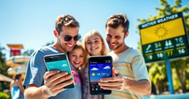 interpreting water park weather