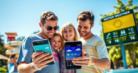 interpreting water park weather