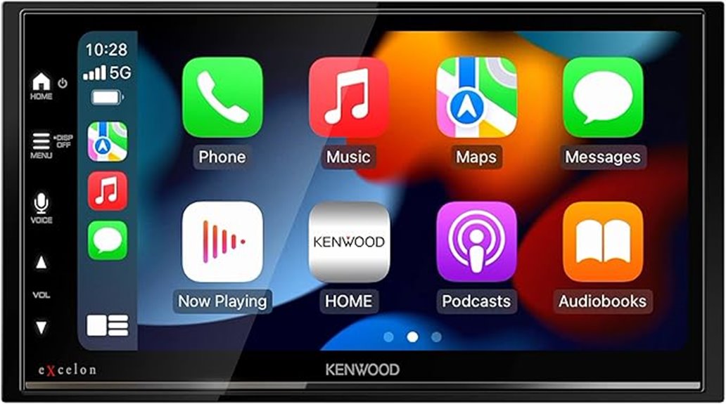 kenwood touch screen stereo