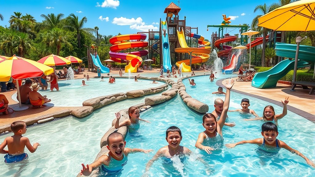 kid friendly water park features