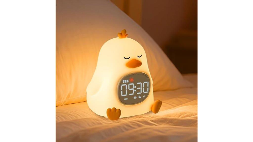kids alarm clock with light