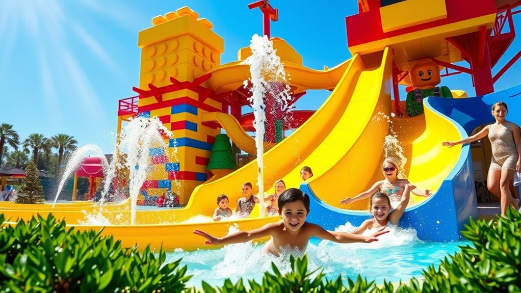 kids lego water play