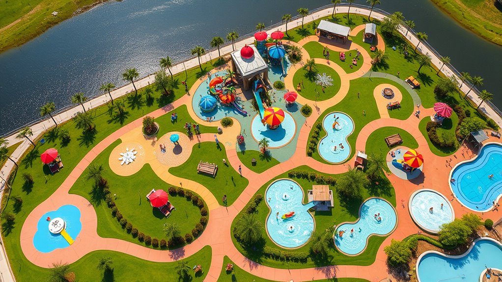 kids water play zones