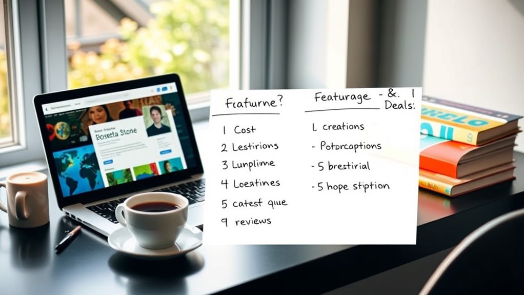 language options and features