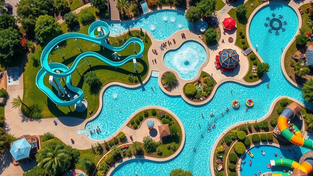 large family friendly water parks