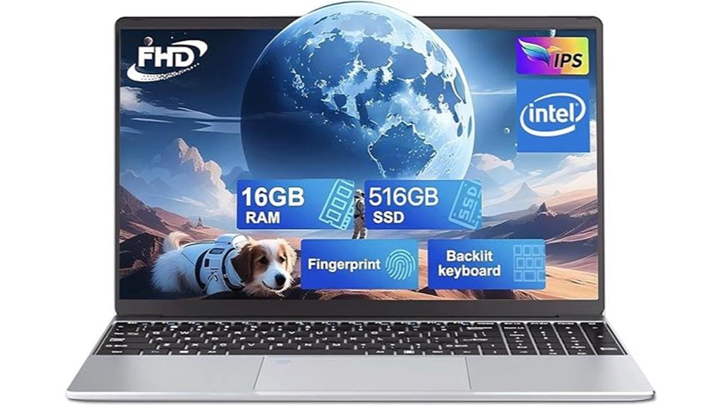 large fhd laptop 16gb ram