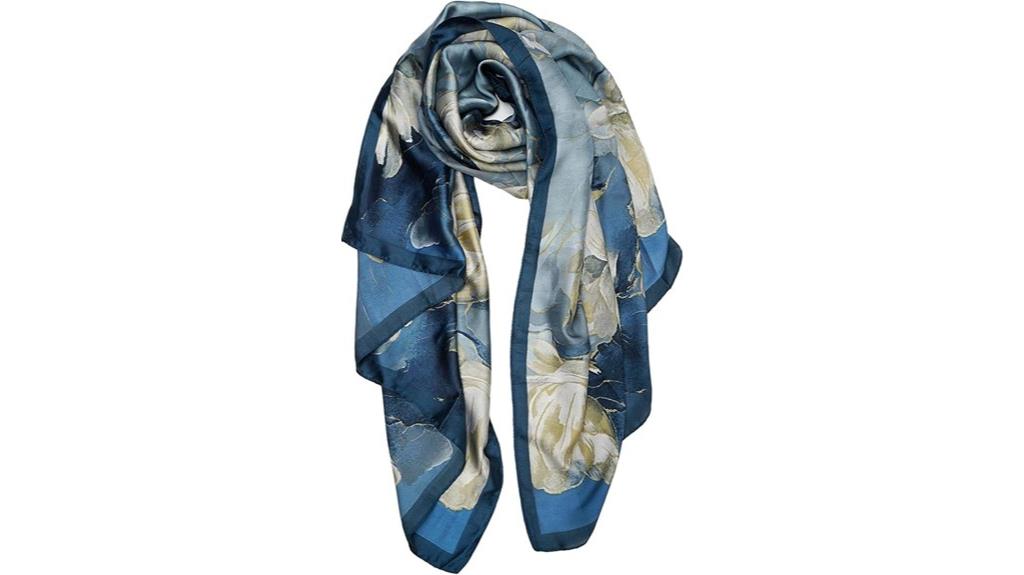 large mulberry silk scarf