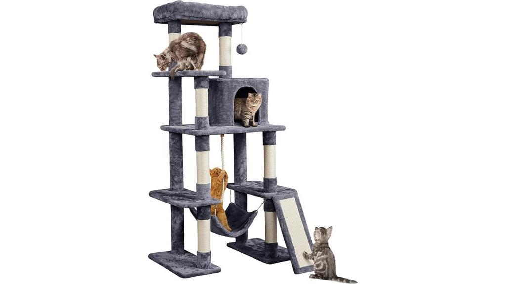 large multi level cat tree