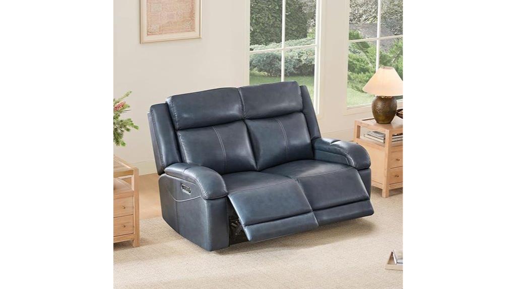 leather recliner sofa with charging