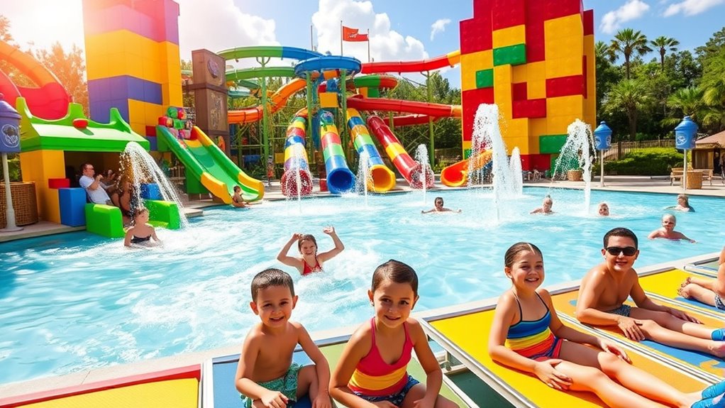 lego themed water park attractions