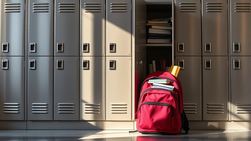 locker dimensions for backpacks